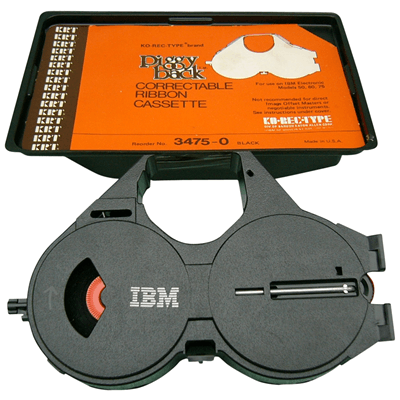 IBM 電子式タイプライター用コレクタブルリボン